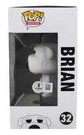 Seth MacFarlane Family Guy Signed Brian #32 Funko Pop Vinyl Figure BAS #BQ48502