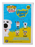 Seth MacFarlane Family Guy Signed Brian #32 Funko Pop Vinyl Figure BAS #BQ48502