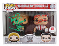 WWE Ted Dibiase & I.R.S. Signed 2 Pack Funko Pop Vinyl Figure JSA #AM02199