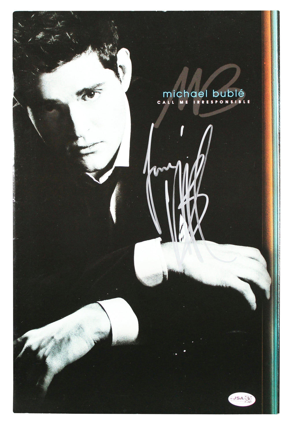 Michael Buble Authentic Signed Call Me Irresponsible Tour Program JSA #CL51524