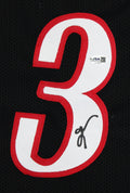 Allen Iverson Authentic Signed Black Pro Style Jersey Autographed JSA
