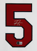 Braves Freddie Freeman Signed White Nike Jersey w/ 2021 WS Patch BAS #BW21211
