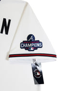Braves Freddie Freeman Signed White Nike Jersey w/ 2021 WS Patch BAS #BW21211