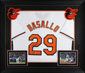 Samuel Basallo Authentic Signed White Pro Style Framed Jersey BAS Witnessed