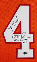 Mike Alstott "A-Train" Signed Orange TB Pro Style Framed Jersey BAS Witnessed