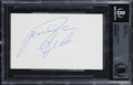 Jennifer Beals Flashdance Authentic Signed 3x5 Index Card BAS Slabbed 3