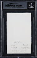 Jennifer Beals Flashdance Authentic Signed 3x5 Index Card BAS Slabbed 3