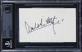 Lalo Schifrin Mission: Impossible Authentic Signed 3x5 Index Card BAS Slabbed