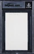 Lalo Schifrin Mission: Impossible Authentic Signed 3x5 Index Card BAS Slabbed