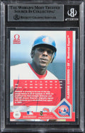 Expos Vladimir Guerrero Authentic Signed 2000 Pacific Omega #85 Card BAS Slabbed