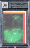 William Shatner Signed 1979 Star Trek Stickers #7 Card Auto Mint 10! BAS Slabbed