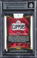 Clippers Shai Gilgeous-Alexander Signed 2018 Select #7 Rookie Card BAS Slabbed
