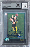 Steelers Hines Ward Signed 1998 Bowman Chrome #27 Rookie Card Auto 10! BAS Slab