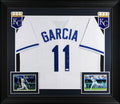 Maikel Garcia Authentic Signed White Pro Style Framed Jersey Autographed JSA