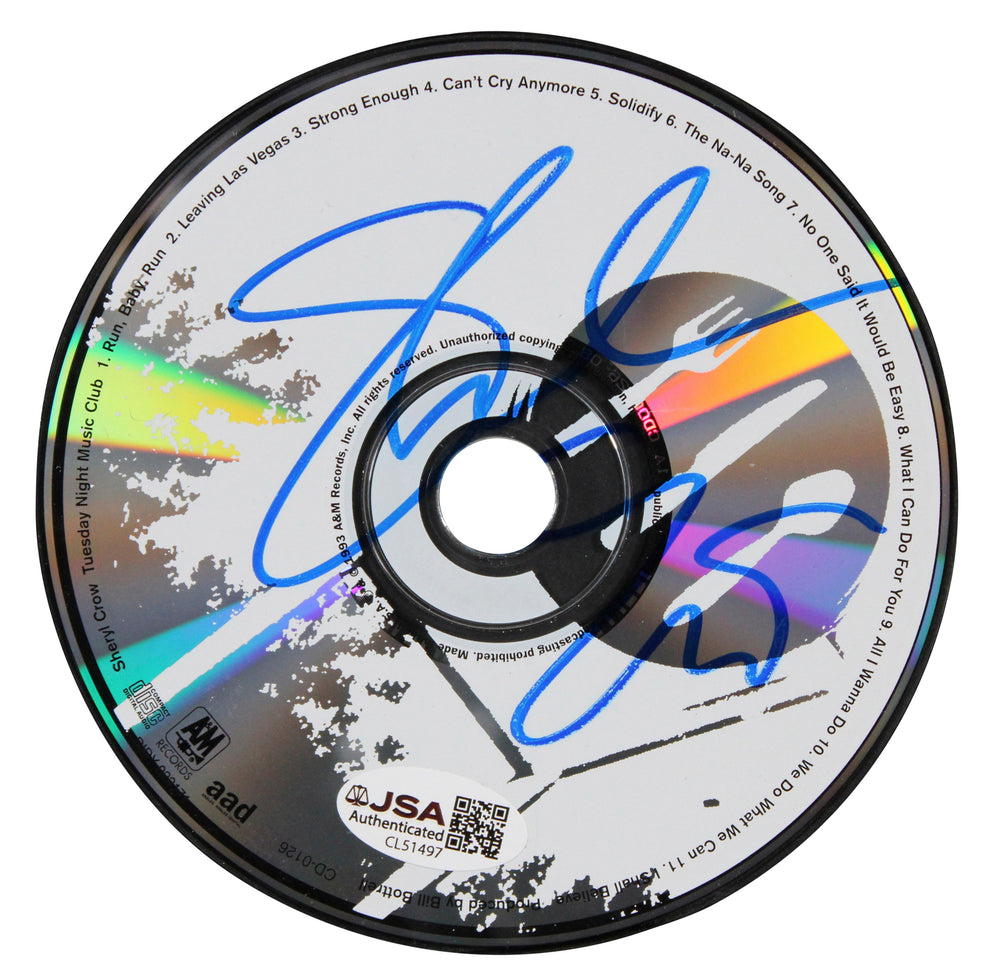 Sheryl Crow Authentic Signed Tuesday Night Music Club CD Disk JSA #CL61497