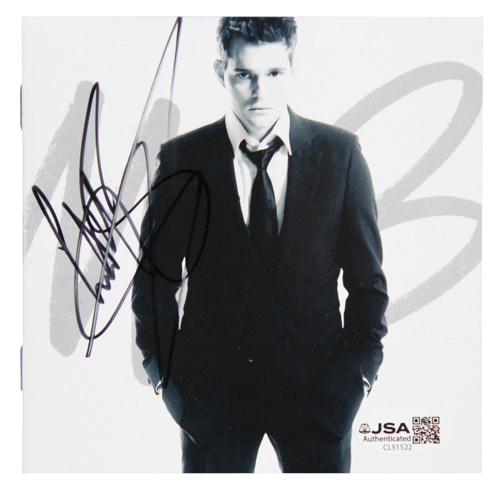 Michael Buble Authentic Signed It's Time CD Booklet Autographed JSA #CL51522