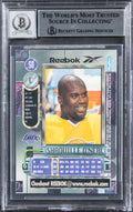 Lakers Shaquille O'Neal Signed 1997 Metal Universe #50 Card Auto 10! BAS Slabbed