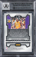 Shaquille O'Neal Signed 2023 Panini Prizm Hyper #181 Card Auto 10! BAS Slabbed