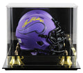 Vikings Jared Allen Signed Rave Speed Mini Helmet W/ Case BAS Witnessed