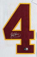 John Riggins Authentic Signed White Pro Style Framed Jersey  BAS Witnessed