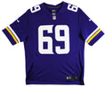 Vikings Jared Allen "6x Insc" Signed Purple Nike Limited Jersey BAS Witnessed
