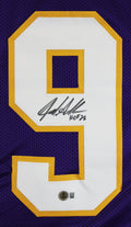 Jared Allen "HOF 25" Authentic Signed Purple Pro Style Jersey BAS Witnessed
