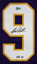 Jared Allen "HOF 25" Signed Purple Pro Style Jersey BAS Witnessed #3W307898