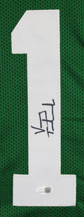 Vinny Testaverde Authentic Signed Green Pro Style Jersey Autographed JSA Witness