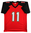 DeSean Jackson Authentic Signed Red Pro Style Jersey Autographed BAS Witnessed