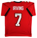 Bucky Irving Authentic Signed Red Pro Style Jersey Autographed BAS Witnessed 2