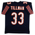 Charles Tillman "Peanut Punch" Signed Navy Pro Style Jersey JSA Witness