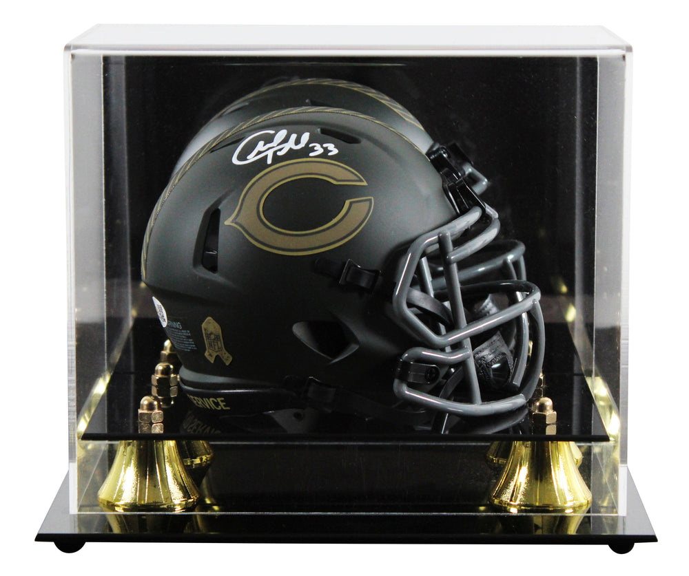 Bears Charles Tillman Signed STS IV Speed Mini Helmet W/ Case JSA Witnessed