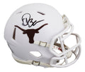 Texas Quinn Ewers Authentic Signed Speed Mini Helmet BAS Witnessed #2W076496