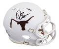 Texas Quinn Ewers Authentic Signed Speed Mini Helmet BAS Witnessed #2W076498
