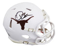 Texas Quinn Ewers Authentic Signed Speed Mini Helmet BAS Witnessed #2W076497
