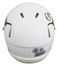 Texas Quinn Ewers Authentic Signed Speed Mini Helmet BAS Witnessed #2W076500
