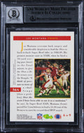 49ers Joe Montana Signed 1993 Pro Line Profiles #564 Card Auto 10! BAS Slabbed