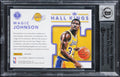 Lakers Magic Johnson Signed 2017 Donruss Optic HK Holo #7 Card Auto 10! BAS Slab