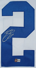 Emmitt Smith Authentic Signed White Pro Style Framed Jersey BAS Witnessed 2