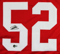 Patrick Willis Authentic Signed Red Pro Style Jersey BAS Witnessed #WP52285