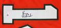 Miami Vinny Testaverde Authentic Signed Orange Pro Style Jersey JSA Witness