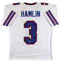Damar Hamlin Authentic Signed White Pro Style Jersey Autographed PSA/DNA