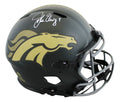 Broncos John Elway Signed STS IV Full Size Speed Proline Helmet BAS Witnessed