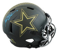 Cowboys Deion Sanders Signed STS IV Full Size Speed Rep Helmet BAS Witnessed