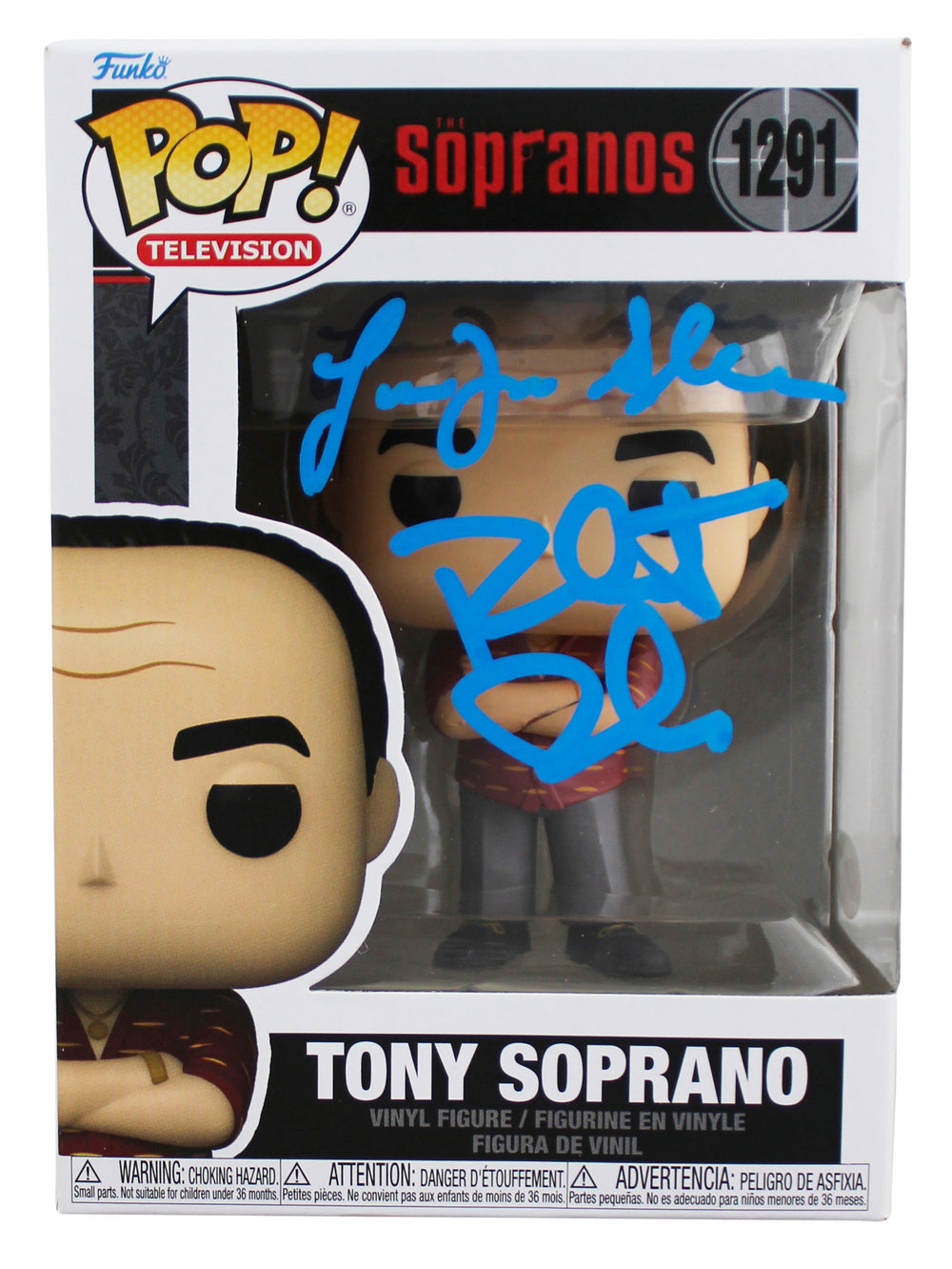 Robert Iler & Jamie-Lynn Sigler The Sopranos Signed #1291 Funko Pop Figure JSA 2