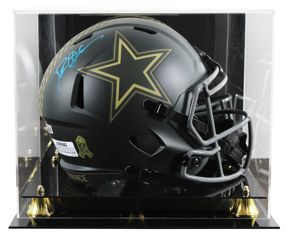Cowboys Deion Sanders Signed STS IV Full Size Speed Rep Helmet W/ Case BAS Wit