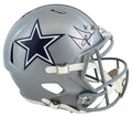 Cowboys Dak Prescott Signed Full Size Speed Rep Helmet W/ Case BAS Witnessed