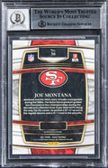 49ers Joe Montana Signed 2021 Select #36 Card Auto Grade Mint 10! BAS Slabbed