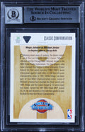 Lakers Magic Johnson Signed 1991 Upper Deck #34 Card Auto Grade 10! BAS Slabbed