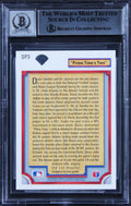 Deion Sanders "Primetime" Signed 1992 UD #SP3 FB/BB Card Auto 10! BAS Slabbed 2